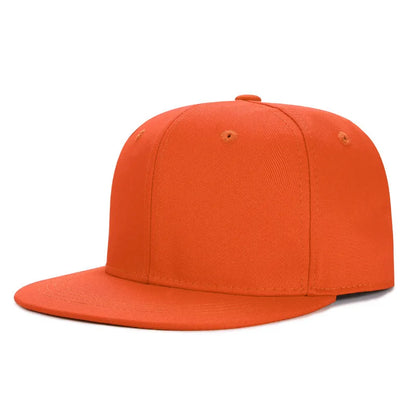 Partihandel 40 färger Justerbara platta snapback-kepsar med skärm Dam Mode Polyester Enfärgad basebollkeps Herr Hiphop Blank sportkeps