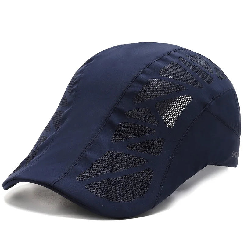 Unisex SPORTS med bogstavtryk, hurtigtørrende baseballkasket, solhatte, udendørs sommerkasketter i åndbart net, solskærmkasketter, baret, visir, golfhat
