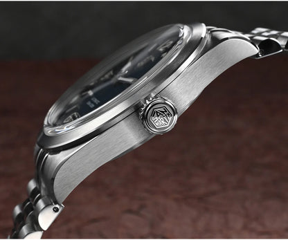 San Martin 38mm Men's Sport Watch Fashion Luxury Explore Climbing Automatic Mechanical Sapphire Waterproof 5 Links Bracelet BGW-9