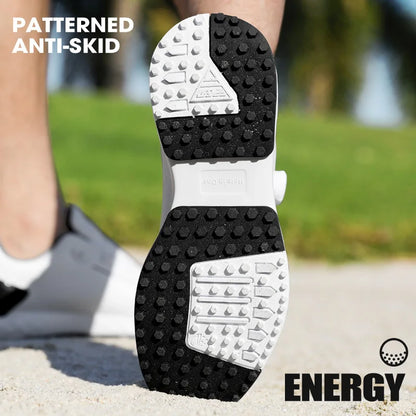 Scarpe da golf da uomo PGM, sneakers comode con ammortizzazione, lacci con manopola, impermeabili e antiscivolo, rialzanti XZ408