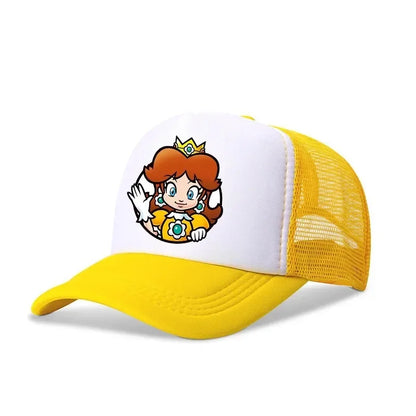 Mario – ležérne bejzbalové slnečné čiapky – akčné univerzálne polyesterové čiapky – detské – pre vodičov nákladných vozidiel – doplnky pre dospelých – nastaviteľné – anime príslušenstvo
