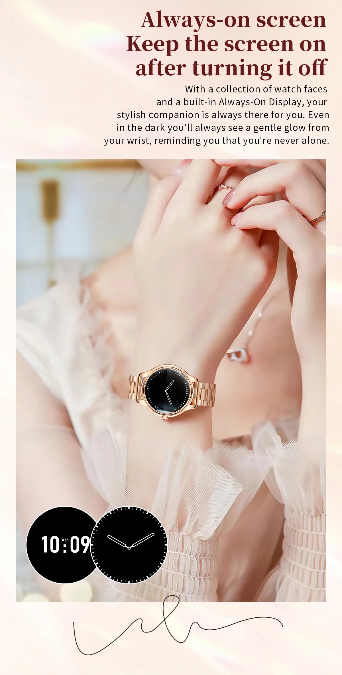 New COLMI L28 Air Ultra-thin Smartwatch 1.32 inch AMOLED Display, Women's Health Management, Exquisite Smart Watch For iOS Phone