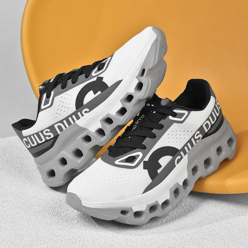 Herren-Laufschuhe Offroad-Schuhe Dämpfende Jogging-Schuhe Rutschfeste atmungsaktive Mesh-Luxusschuhe Outdoor-Paar-Trainer Renn-Sneaker