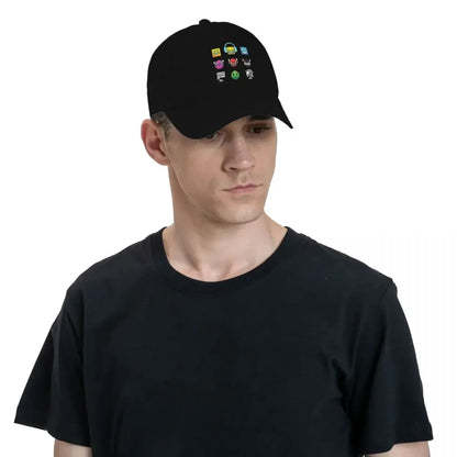 Geometry Dash Baseball Cap Unique hats tactical cap Golf Cap Ladies Men's