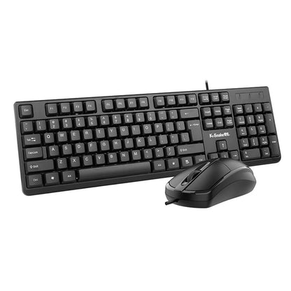 NEW USB Wired Keyboard For PC Computer Notebook Computer Keyboard with Optical Wired Mouse for Windows Mac OS Desktop Laptop PC