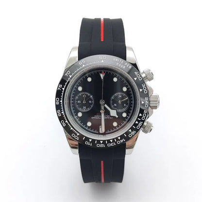 New Chronograph VK64 Quartz Watch 39.5mm 316L Stainless Steel 50M Waterproof Luminous Men Sports Business Watches