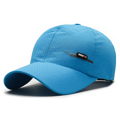 Summer UV Protection Caps Men Quick Drying UPF 50+ Baseball Travel Sun Cap Fashion Breathable Sunshade Outdoor Fishing Hat