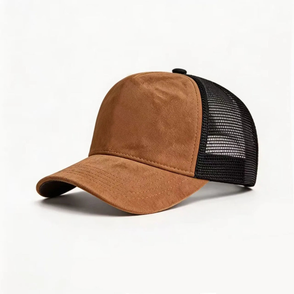 Summer Mesh Baseball Cap Women Men Solid Suede Cap Patch Snapback Hat Casual Breathable Unisex Street Hip Hop Trucker Caps