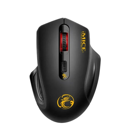 Novi bežični miš s podesivih 2000DPI, USB 3.0 prijamnikom, optički računalni miš 2.4GHz za gaming, ergonomskog dizajna za prijenosno računalo