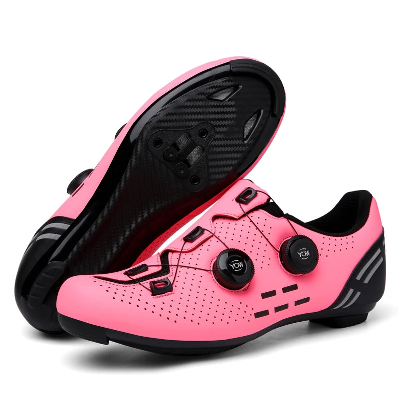 Hochwertige Fahrradschuhe für Herren, SPD, selbstverriegelnd, Rennrad-Sportschuhe, MTB-Mountainbike-Schuhe für Damen, rutschfeste Fahrradschuhe 36-47