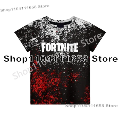 Presentes de Aniversário T-shirt F-Fortnite 3D Print Banana Peely Team Leader Bear para Homem, Tee Battle Royale Gaming, Top de Verão