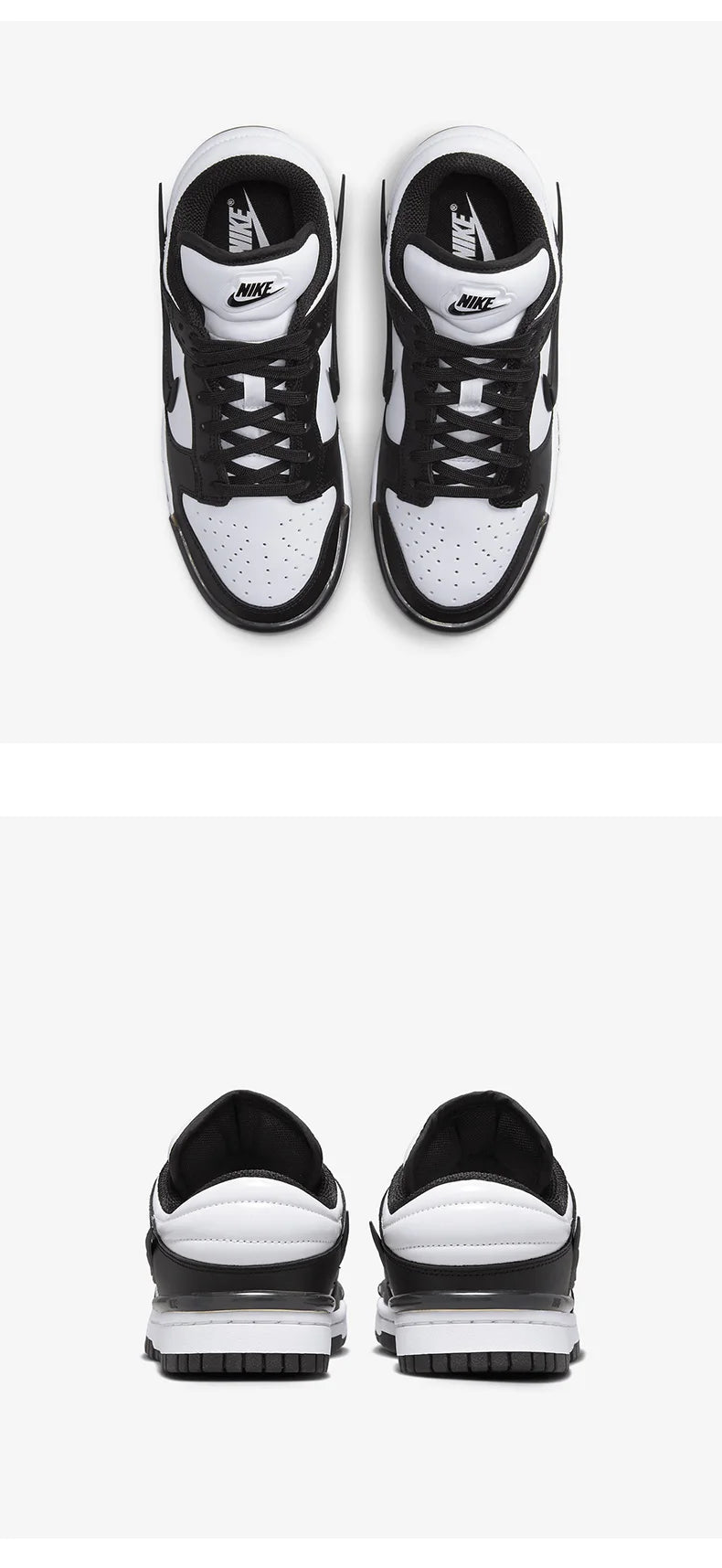Offizielle authentische Nike Damen-Sneaker, atmungsaktiv, mit Schnürung, dicker Sohle und minimalistischem Casual-Design DZ2794-001
