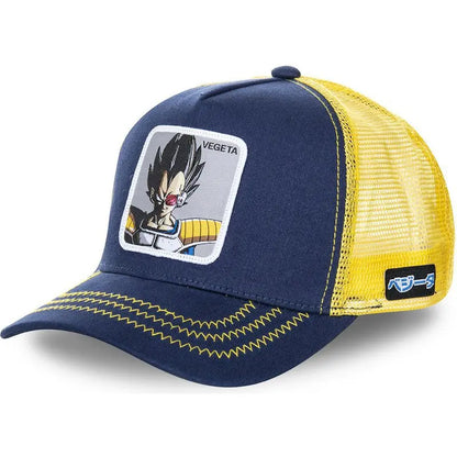 Dragon Ball Styles Anime Son Goku Bomuld Ny baseballkasket til mænd og kvinder Hip Hop Far Justerbar mesh-kasket Trucker-kasket