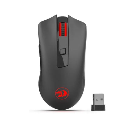 Redragon M652 optische 2.4G-Wireless-Maus mit USB-Empfänger, tragbare Gaming- und Office-Maus, 5 einstellbare DPI-Stufen