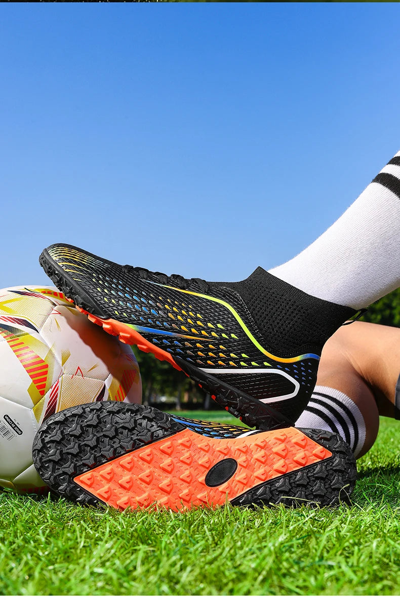 Nove muške tenisice za nogomet, vruća ponuda, visokokvalitetne nogometne kopačke za žene, unisex tenisice za futsal, ultralake profesionalne TF/FG tenisice