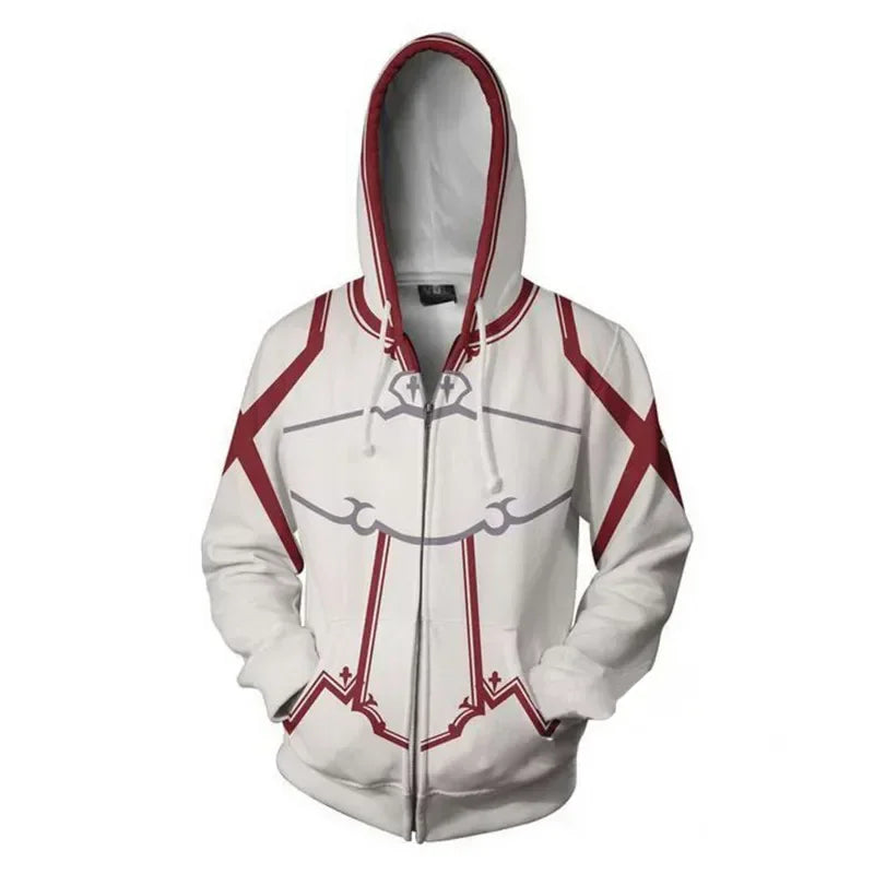Anime Game Hoodie Sweatshirt 3D Printing Overwatch D.Va DJ Cosplay Costume Women Men Couple Hooded Jacket Top Clothing