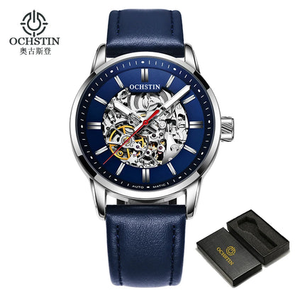 OCHSTIN Automatic Mens Watches Top Brand Luxury Royal Luminous Skeleton Waterproof Mechanical Fashion Male Clock Gifts for Men