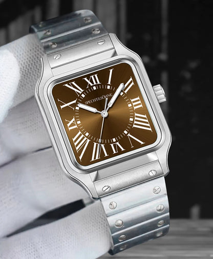 2025 New 34MM Specht & Söhne Quartz Watches Japan VH31 Movt Sapphire Blue Color Ultrathin Stainless Steel Relogio Masculino