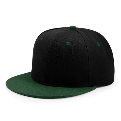 Partihandel 40 färger Justerbara platta snapback-kepsar med skärm Dam Mode Polyester Enfärgad basebollkeps Herr Hiphop Blank sportkeps