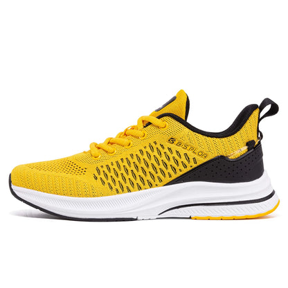 Pantofi de alergare ușori Baasploa pentru bărbați – Pantofi sport casual de designer, din plasă, cu șireturi, pentru bărbați, confortabili, pentru sporturi în aer liber și tenis