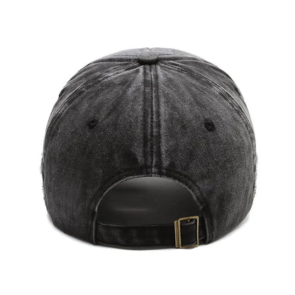 Czapka baseballowa z haftowaną literą „B” w stylu vintage, czapka przeciwsłoneczna w stylu retro dla mężczyzn i kobiet, czapka z daszkiem w stylu hip-hopowym