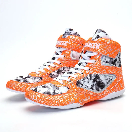2026 New Arrival Boxing Sport Shoe Youth Wearable Wrestling Shoes Men Indoor Men Fighting Shoes Non-Slip Men Boxing Sneakers