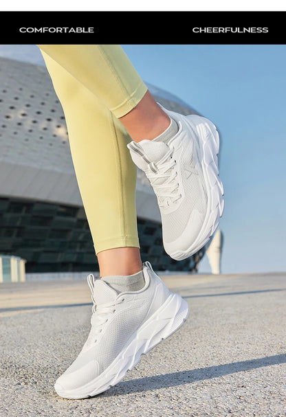 Xtep Light Joy 2 Women's Running Shoes 2025 Spring Shock-Absorbing Non-slip Wear-Resistant Lightweight Sports Shoes 875118110015