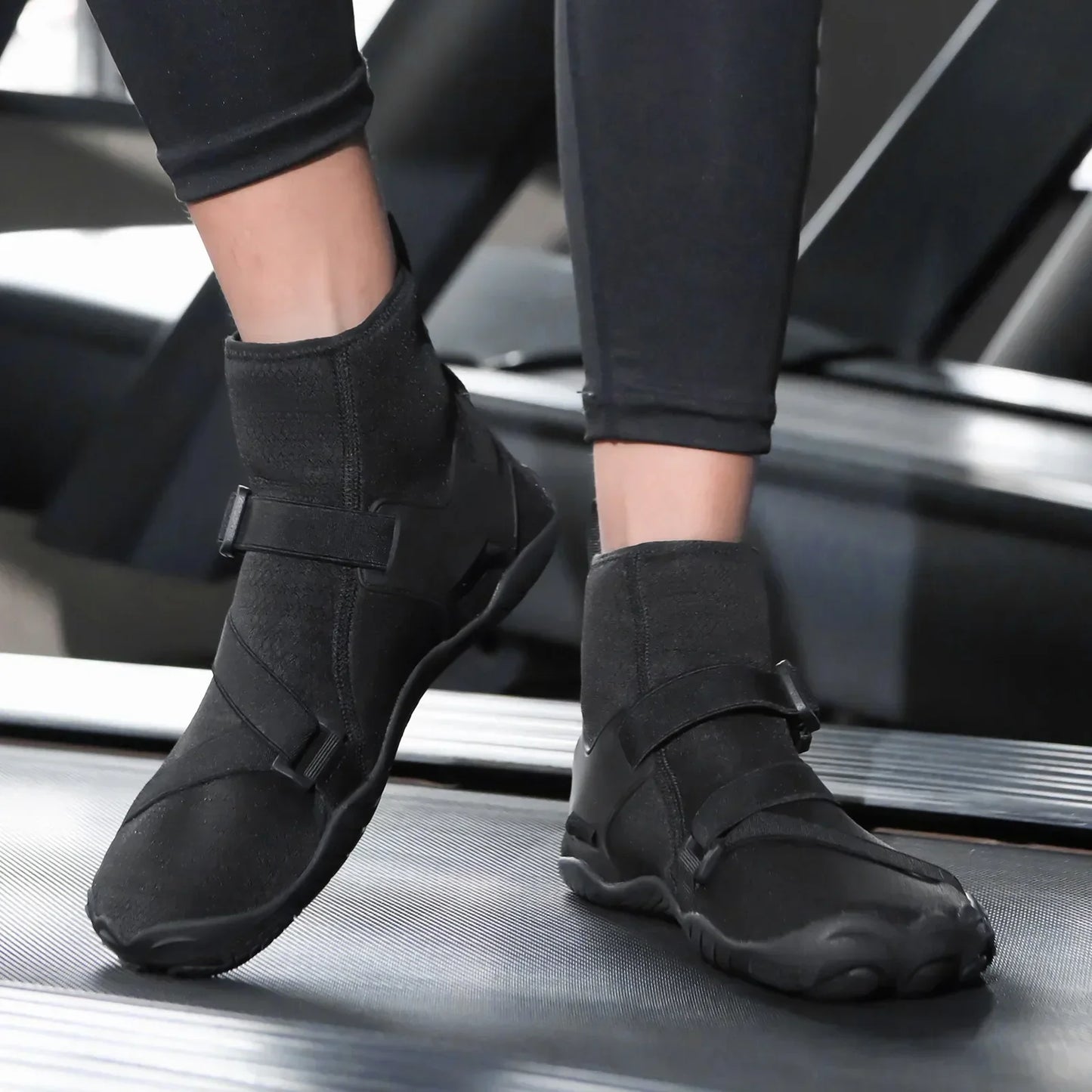 Zapatillas deportivas de exterior para senderismo y vadeo, unisex, para natación, calzado acuático de caña alta barefoot, zapatos aqua para playa, fitness, buceo y surf