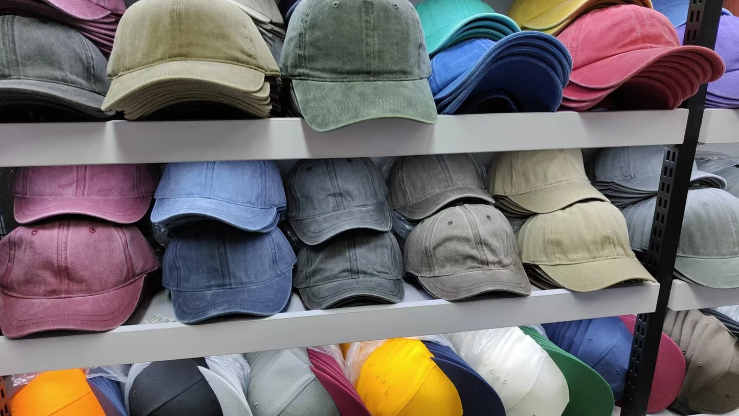 1 PC Four Seasons Fashion Short Brim Cotton Baseball Caps Men Women Dad Hat Adjustable Trucker Style Low Profile Caps