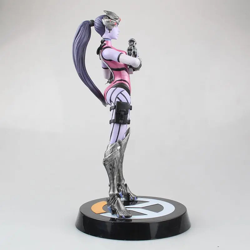 Overwatch De Pioneer Black Lily ručno izrađen Blizzard kip za igru, dekorativni model za izlaganje, podesiv i pomičan