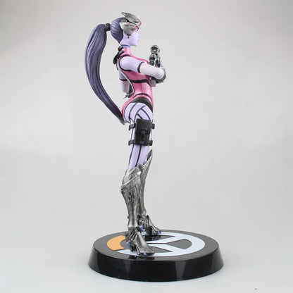 Overwatch De Pioneer Black Lily ručno izrađen Blizzard kip za igru, dekorativni model za izlaganje, podesiv i pomičan