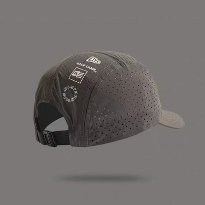 Summer lightweight cool and comfortable double-sided breathable mesh printed letter pattern quick-drying baseball cap