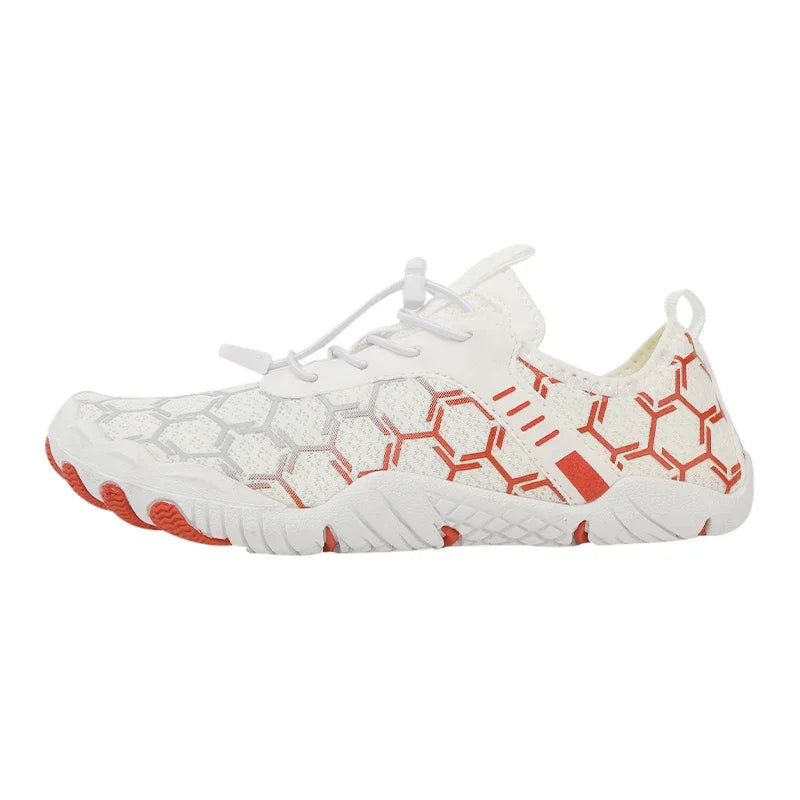 Women Men Aqua Shoes Upstream Wading Water Sneakers Quick Dry Beach Barefoot Outdoor Upstream Wading Water Sports Swimming Shoes