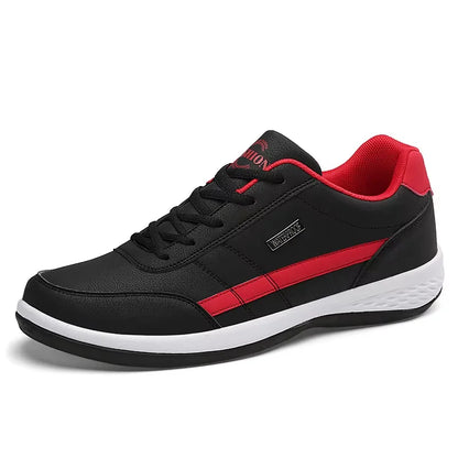 Men's Sneakers Sports Casual Shoes Leather Outdoor Men Walking Shoe Four Seasons Soft Bottom