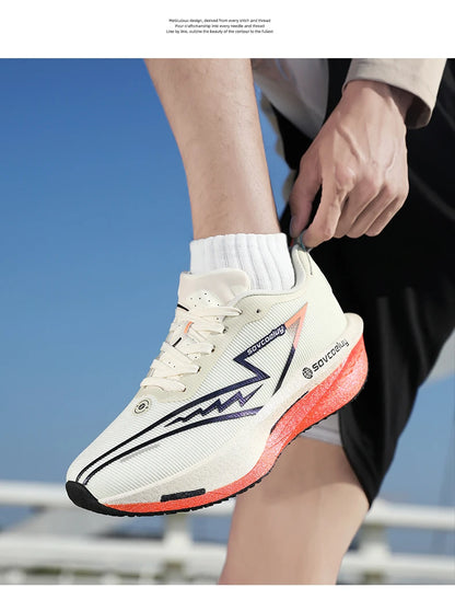 Tekaski čevlji Carbon Board Marathon Moški Športni Zračni Lahki Ženski Udobni Atletski Protizdrsni Superge Za vsak dan Novi