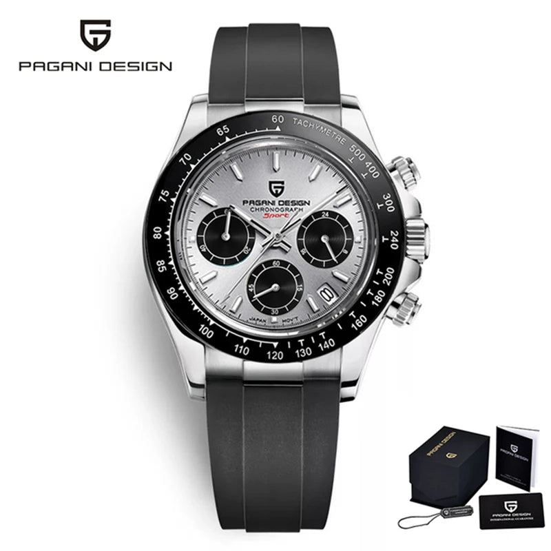 2026 New PAGANI DESIGN Mens Quartz Watches Top Brand Luxury Business Watch For Men Stainless Steel Waterproof Chronograph Clock
