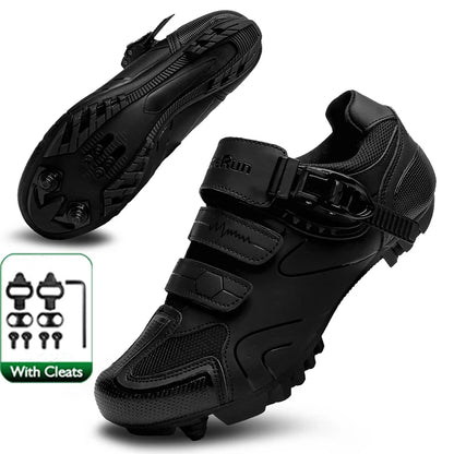 Neutral MTB Cycling Shoes, Compatible With Pelaton Road Cycling Shoes, Men's Cycling Sports Shoes, Reflective Strip Design