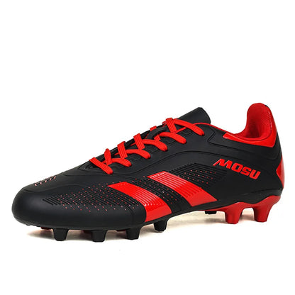 Nuevas zapatillas de fútbol para hombre y mujer, calzado deportivo para interior y exterior con tacos largos y tacos fragmentados para entrenamiento de fútbol en césped sintético