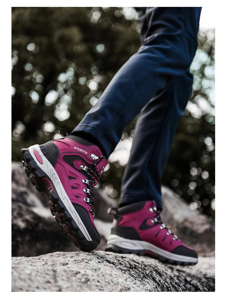 Waterdichte wandelschoenen voor buiten, voor heren en dames, voor de lente en herfst, slijtvaste bergsportschoenen, jachtsportschoenen