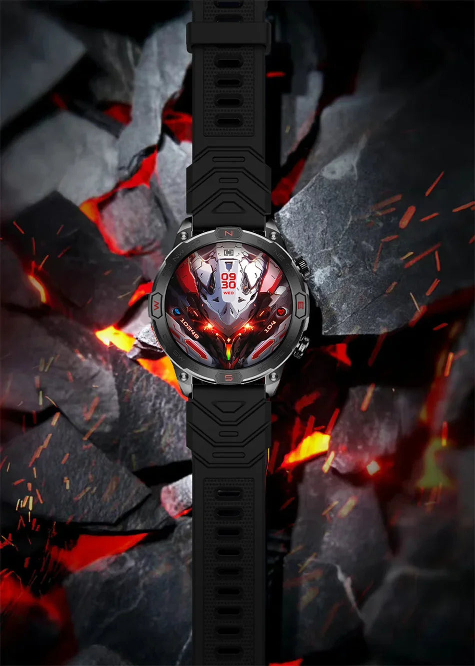 Men Fashion Outdoor Sport GPS Smart Watch Men AMOLED HD Screen Heart rate Waterproof Sport Smartwatch Man Smart Bracelet clock