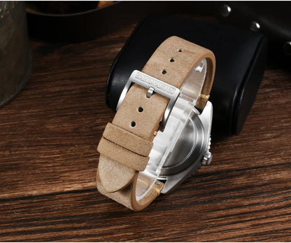 San Martin 2025 Men's Watches Retro NH34 GMT Sandwich Dial 40mm Bidirectional Sapphire Bezel Luxury Sports Watch 20Bar SN0134