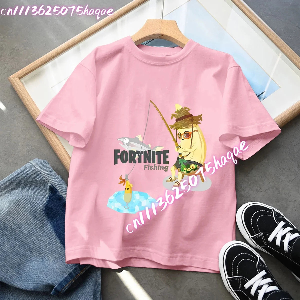 Fortnites Series Summer Child Clothing Hot Game Boys Girls T-Shirt Cartoon Print Kids Short Sleeve Tops Funny Birthday Gifts