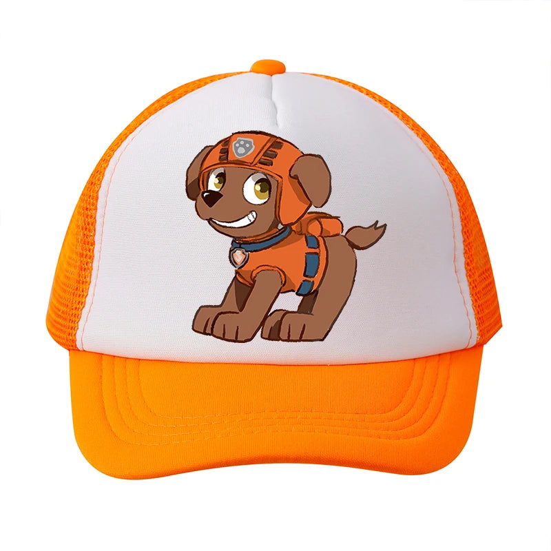 Baseballová čiapka pre chlapcov a dievčatá, letná nastaviteľná slnečná čiapka s motívom anime Paw Patrols Chase Skye, roztomilá retro slnečná čiapka, darček pre dospelých
