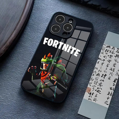 B-Battle-R-Royales-F-FortniteS Handyhülle für iPhone 17 Pro Max 15 Pro 14 12 11 13 Mini X XR XS 16 Plus SE Glas-Cover