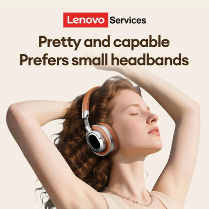 Lenovo LE602 Bluetooth 6.0 Over-Ear Headphones – HiFi Stereo ANC Wireless & Wired Gaming Headset with ENC HD Mic