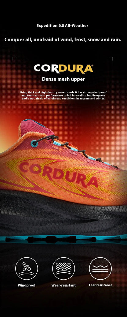 BMAI Outdoor Men's Sports Shoes Breathable Men Sneakers Lightweight Mountain Running Shoes for Men Cushion Trail Jogging Sneakers