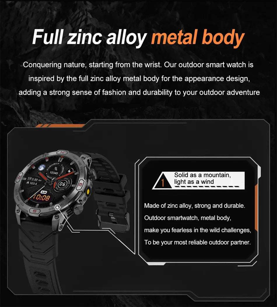 Men Fashion Outdoor Sport GPS Smart Watch Men AMOLED HD Screen Heart rate Waterproof Sport Smartwatch Man Smart Bracelet clock