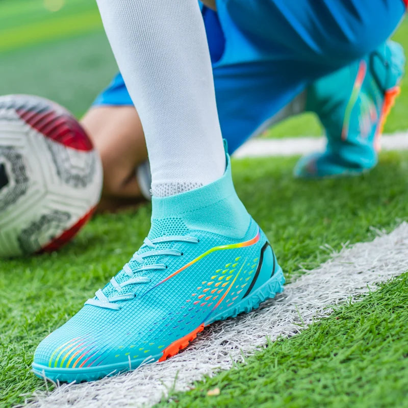Men's Football Boots Professional Turf Futsal Match Grass Unisex Outdoor Training Soccer Shoes Soccer Cleats Non-slip Breathable