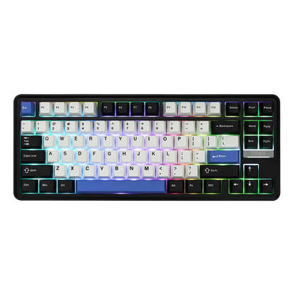 EPOMAKER TH85 80% QWERTY ANSI Layout VIA Gasket Hot-Swap Wired/2.4Ghz/BT5.0 Wireless Mechanical Keyboard for Office/Gaming