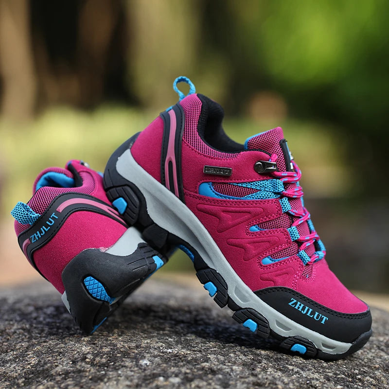 Bottes de randonnée pro-montagne pour sports de plein air, chaussures de trekking pour hommes et femmes, chaussures de marche résistantes à l'usure, chaussures d'escalade d'été